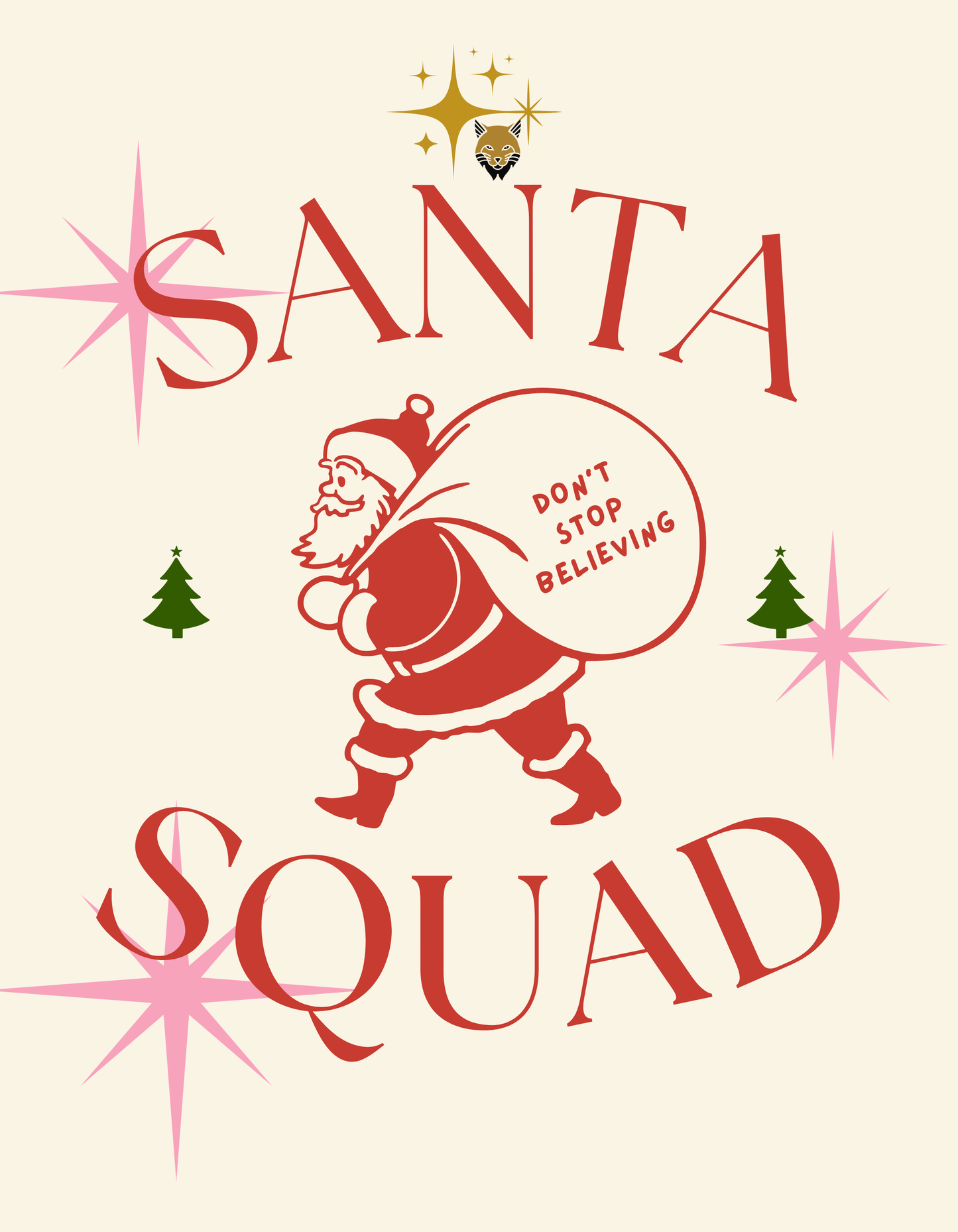 Santa Squad Tote