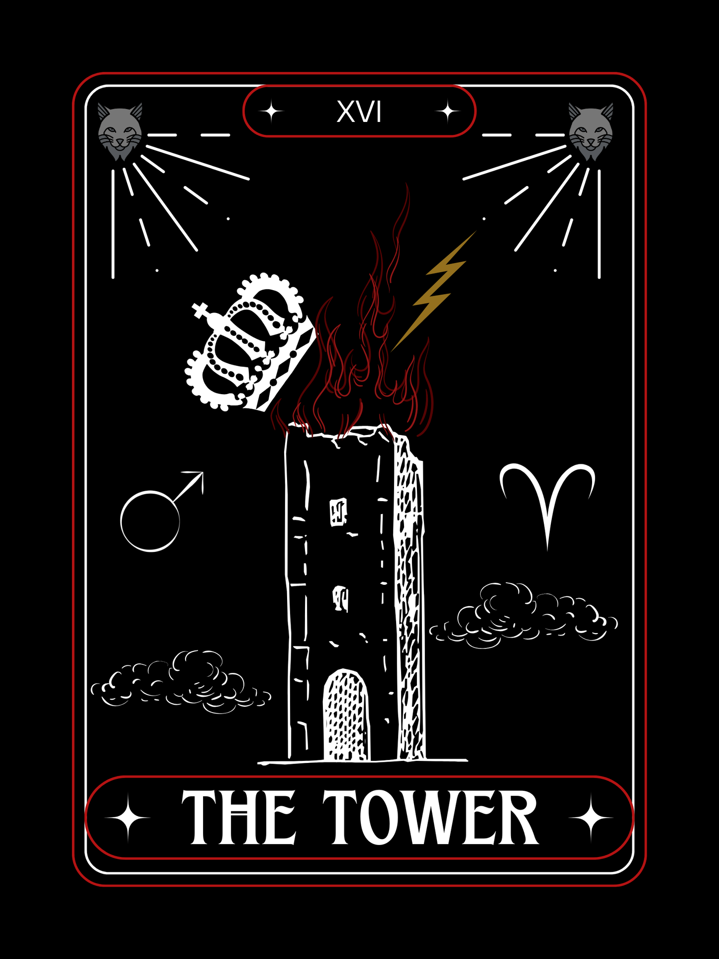 The Tower - Major Arcana Hoodie